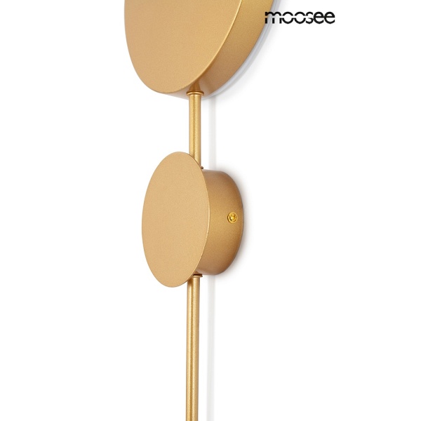 Lampa ścienna SHADOW 2 złota - Moosee